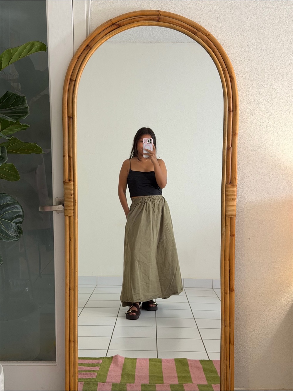 Kastane Maxi Skirt - Casual High-Waist Skirt